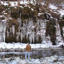 秩父市大滝・三十槌の氷柱