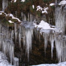 秩父市大滝・三十槌の氷柱