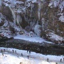 秩父市大滝・三十槌の氷柱