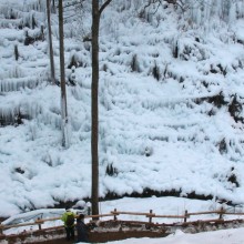 横瀬町・あしがくぼの氷柱