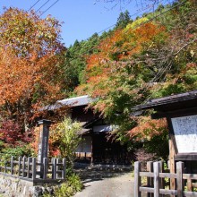 奥秩父・栃本関所跡紅葉