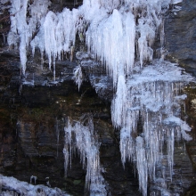 大滝三十槌の氷柱