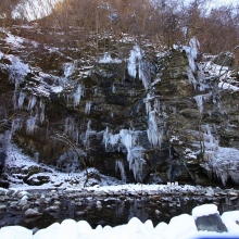 大滝三十槌の氷柱