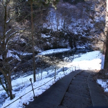 大滝三十槌の氷柱