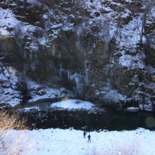 大滝三十槌の氷柱