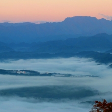 美の山雲海の画像