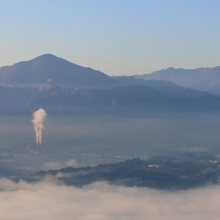 美の山雲海の画像