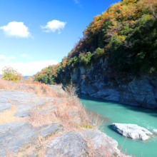 長瀞紅葉 岩畳周辺の画像