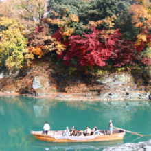 長瀞紅葉 岩畳周辺の画像