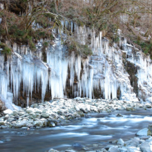 三十槌の氷柱の画像