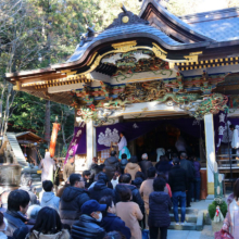 寶登山神社初詣の様子