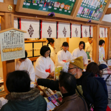 寶登山神社初詣の様子