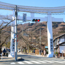 寶登山神社初詣の様子