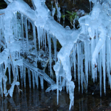 あしがくぼの氷柱画像