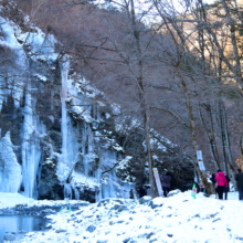 三十槌の氷柱