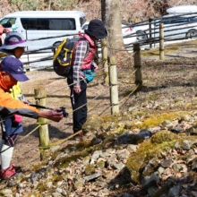 堂上の節分草園の画像