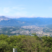 美の山公園より秩父市街の画像