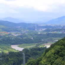 浦山ダム洪水調節中の画像