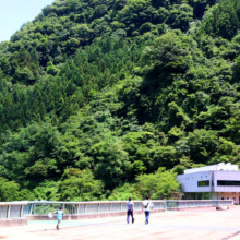 浦山ダム洪水調節中の画像