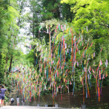 寶登山神社七夕飾りの画像