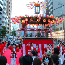 浅草雷門盆踊りの画像