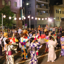 浅草雷門盆踊りの画像