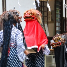 皆野椋神社かがり火獅子舞の画像