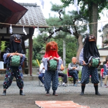 皆野椋神社かがり火獅子舞の画像