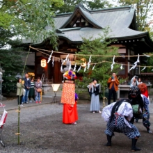 皆野椋神社かがり火獅子舞の画像