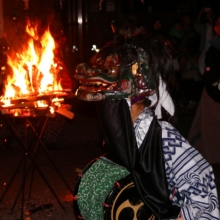 皆野椋神社かがり火獅子舞の画像