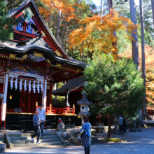 奥秩父紅葉 三峯神社の画像