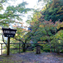 金蔵落しの渓流の画像