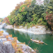 長瀞紅葉 岩畳周辺の画像