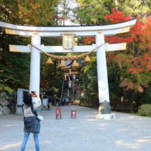 長瀞紅葉 寶登山神社の画像