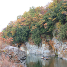 長瀞紅葉 岩畳周辺の画像