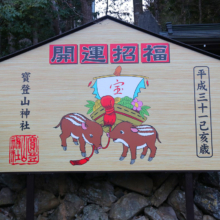 寶登山神社巨大絵馬の画像