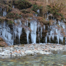 三十槌の氷柱の画像