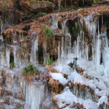 三十槌の氷柱の画像