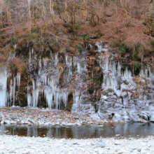 三十槌の氷柱の画像