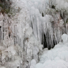 小鹿野町久月の氷柱の画像