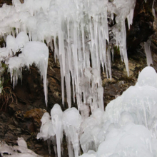 小鹿野町久月の氷柱の画像