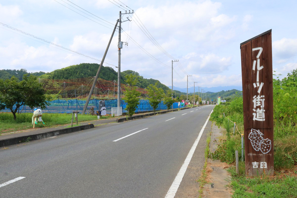 下吉田フルーツ街道 案山子祭りの画像