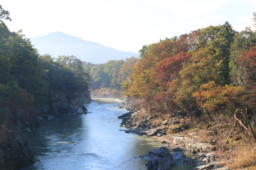 長瀞町金石水管橋の画像