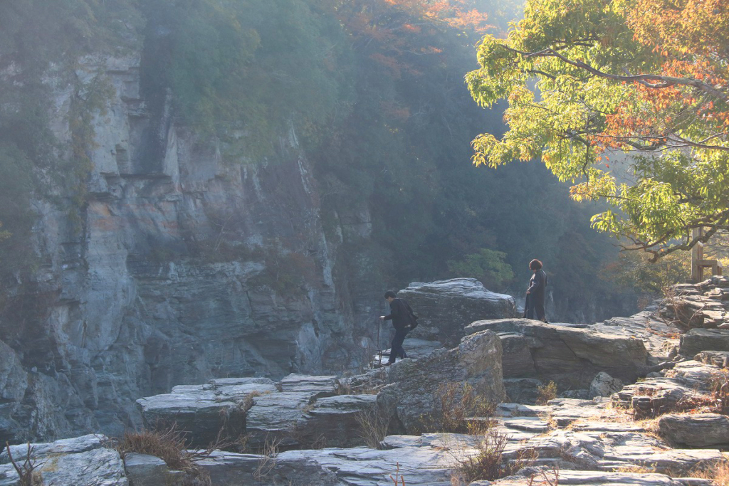 岩畳周辺の紅葉画像