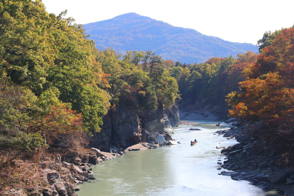 長瀞町金石水管橋の画像