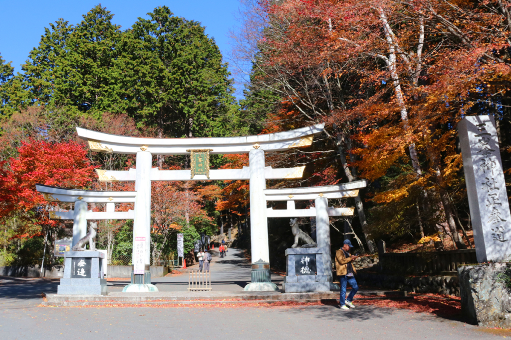 三峯神社周辺紅葉の画像