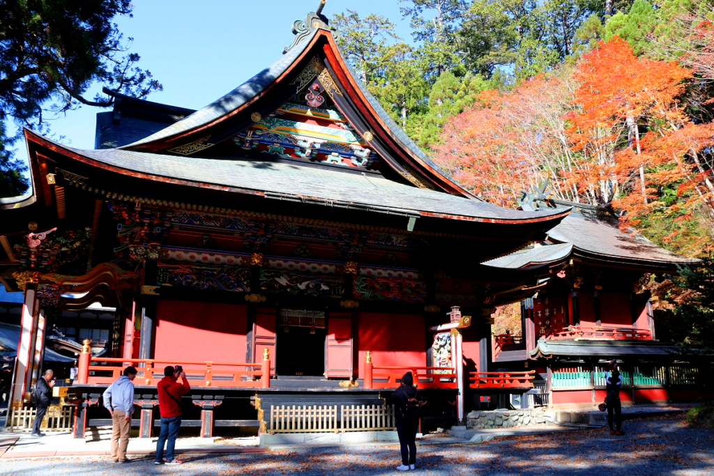 三峯神社周辺紅葉の画像
