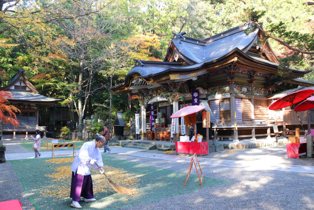 寶登山神社紅葉の画像