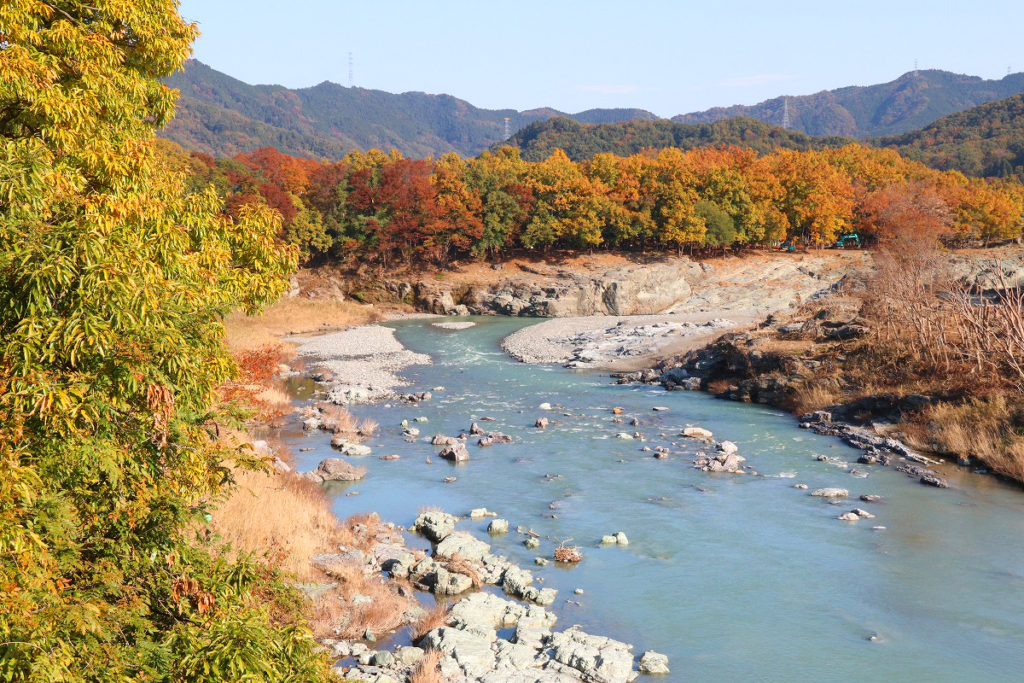 長瀞町金石水管橋の画像