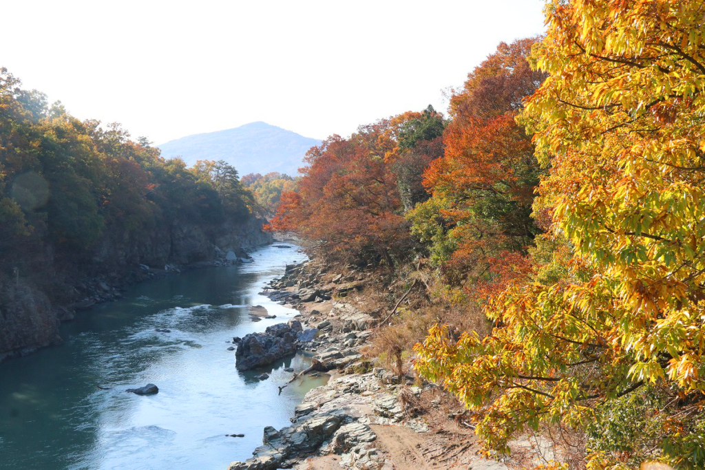 長瀞町金石水管橋の画像